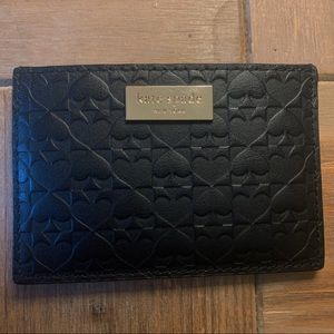 BRAND NEW! Kate spade slim wallet, all black